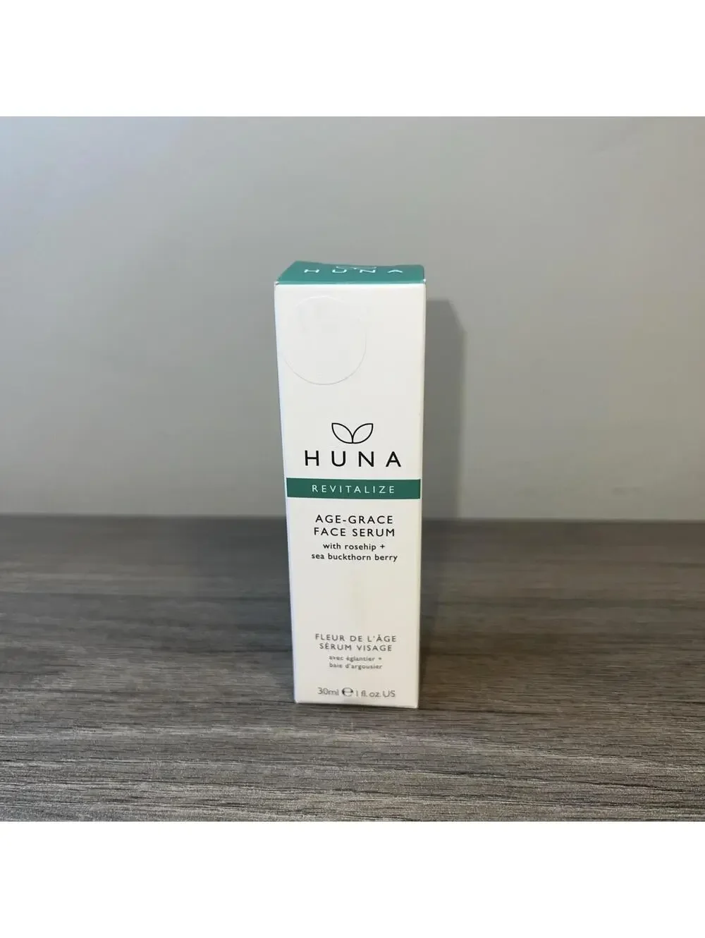 HUNA Age Grace Face Serum Revitalize Rosehip Sea Buckthorn 🌿 Clean All Natural